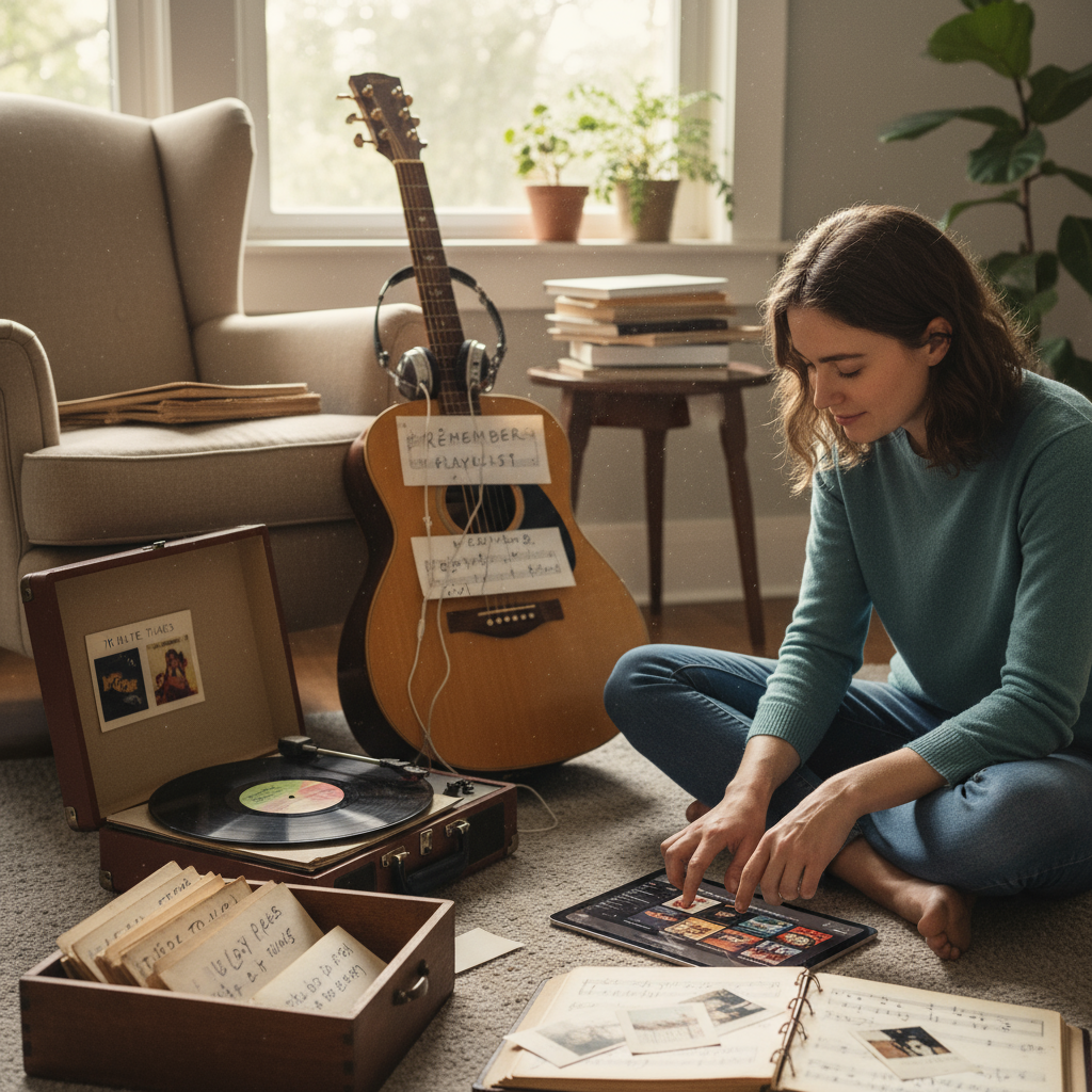 Create a Remembrance Playlist: Grief Music Therapy for Healing