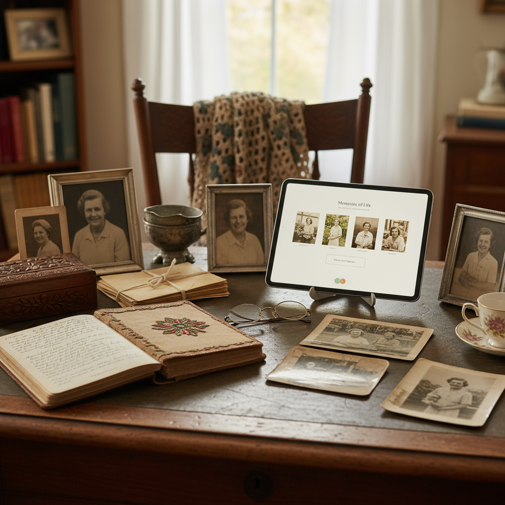 Remembering Grandma's Stories: Create a Digital Memorial for Grandmother