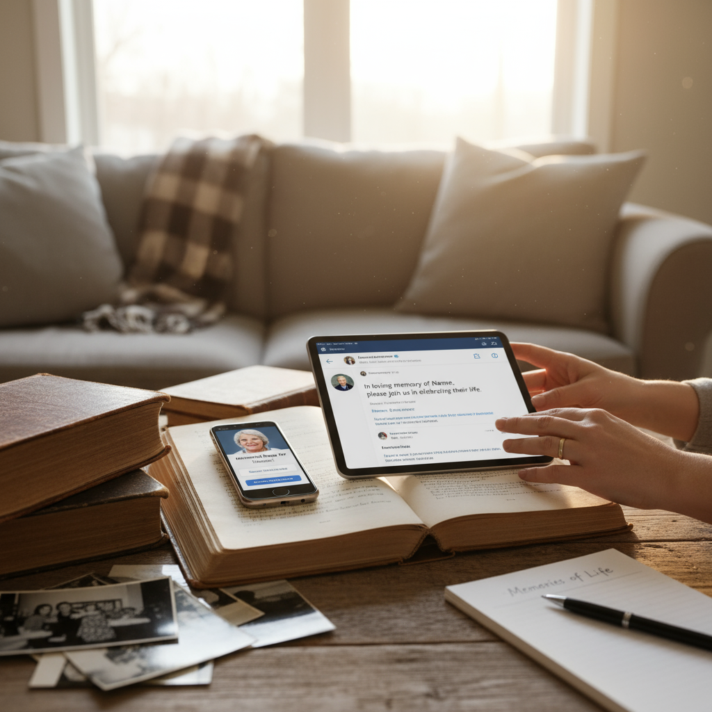How to Share a Memorial Page on Social Media Effectively