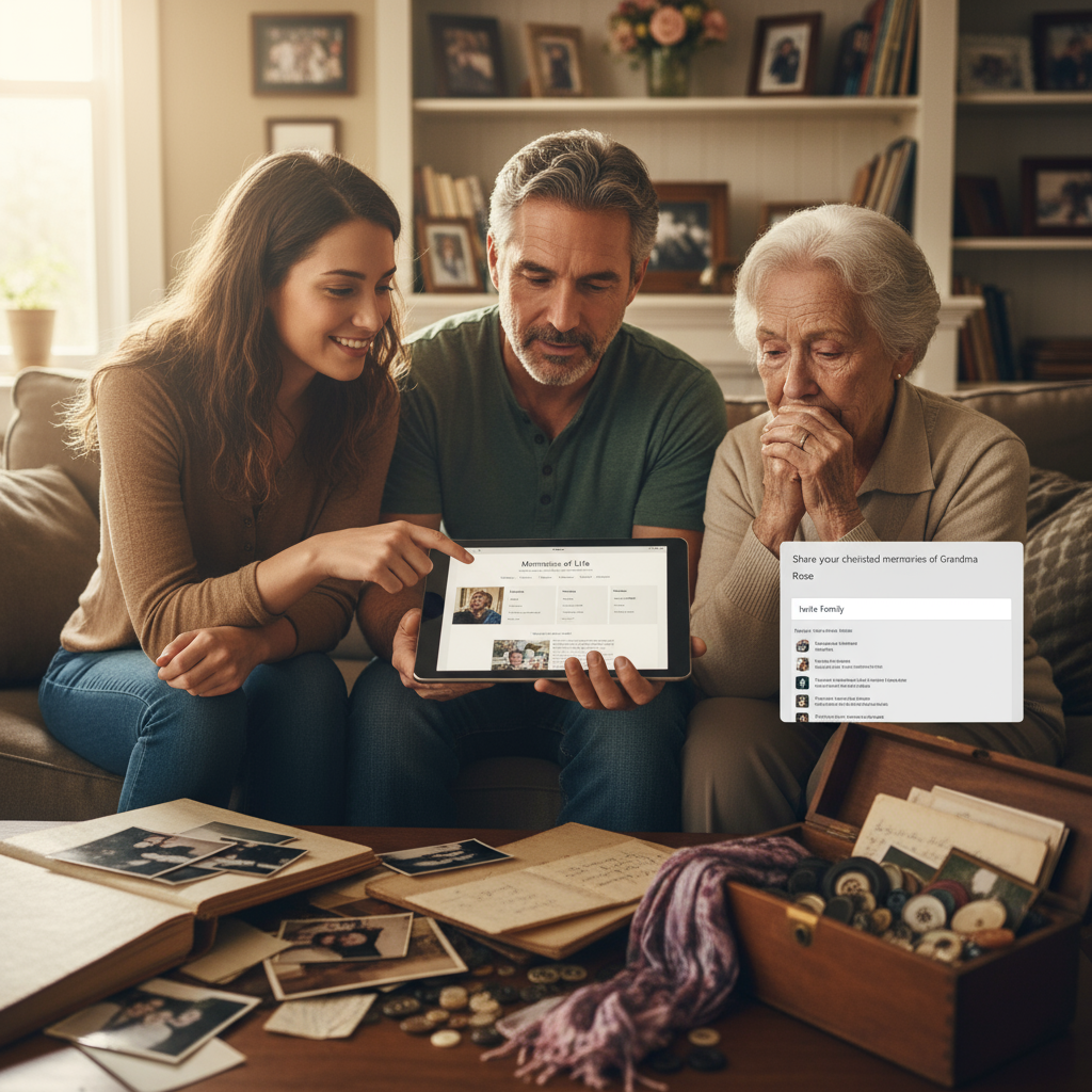 Invite Family to a Digital Memorial: Share Cherished Memories