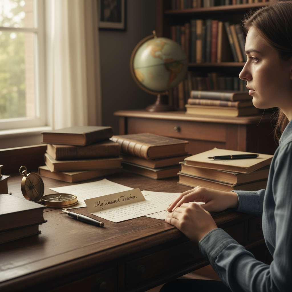 Writing a Goodbye Letter to a Deceased Teacher: Honoring Their Legacy